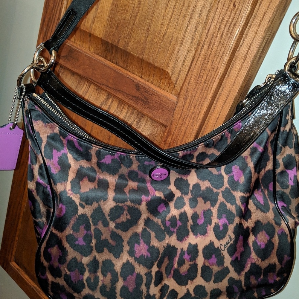 Coach oscelot bag